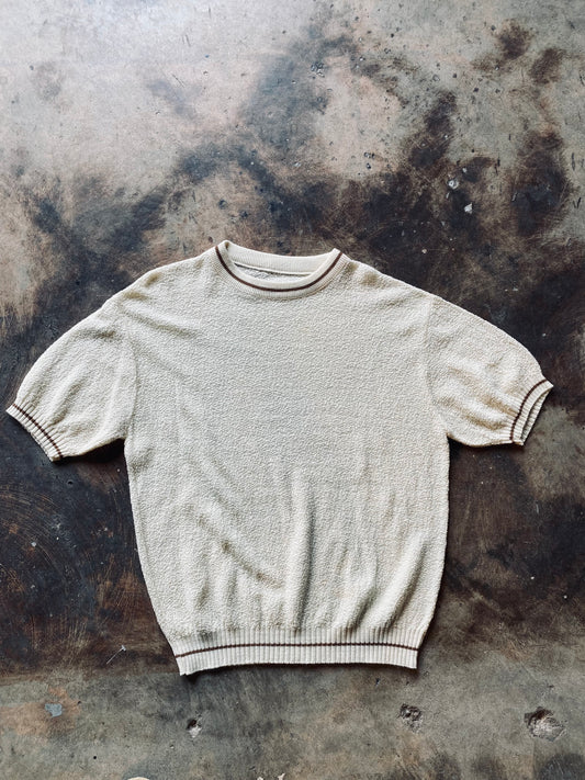 1970s Knit Short Sleeve Sweater