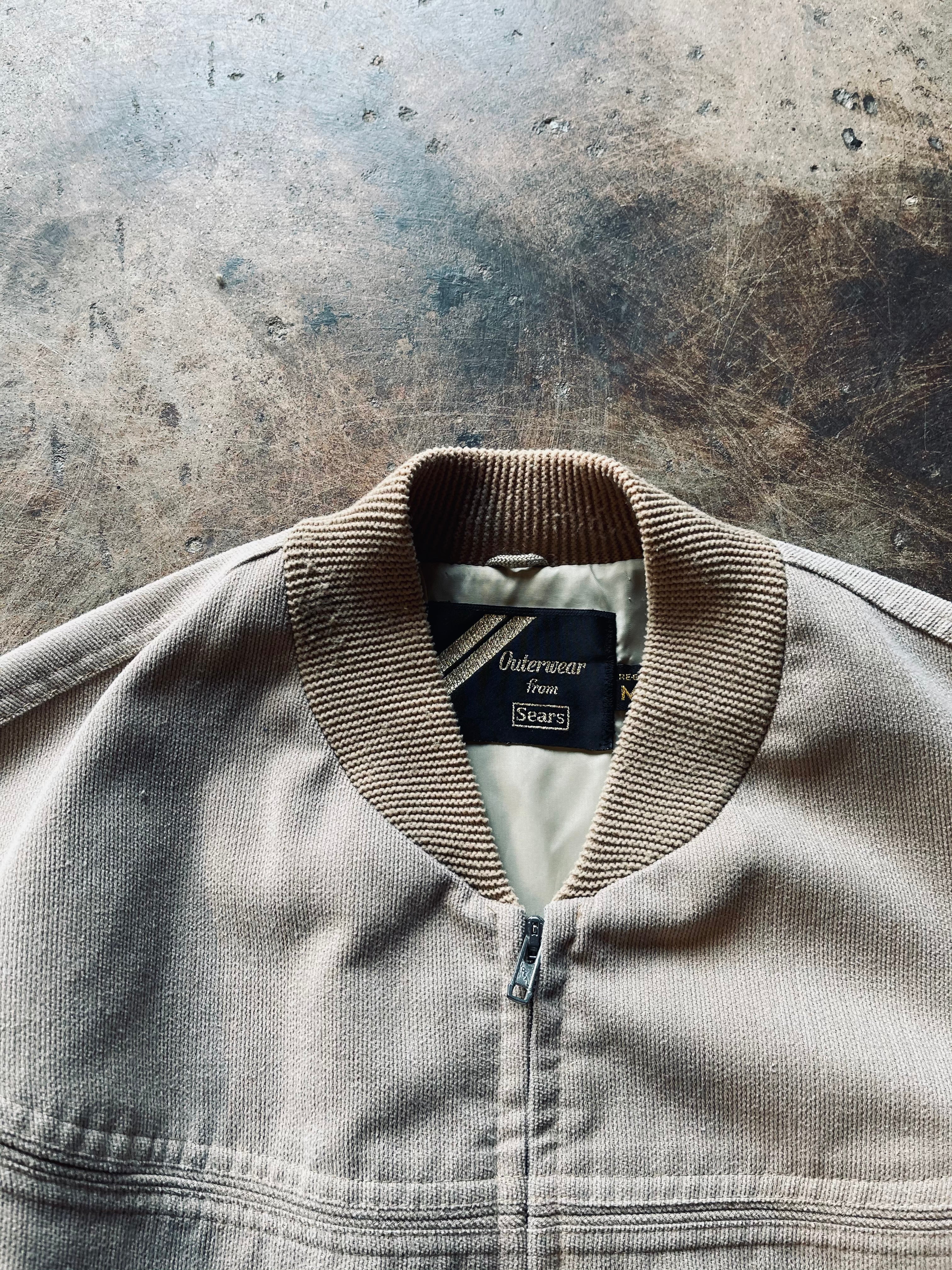 1980s Sears Crushed Corduroy Bomber Jacket | Medium