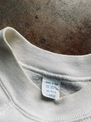 1980’s Paint Splatter Raglan Sleeve Sweatshirt | Large