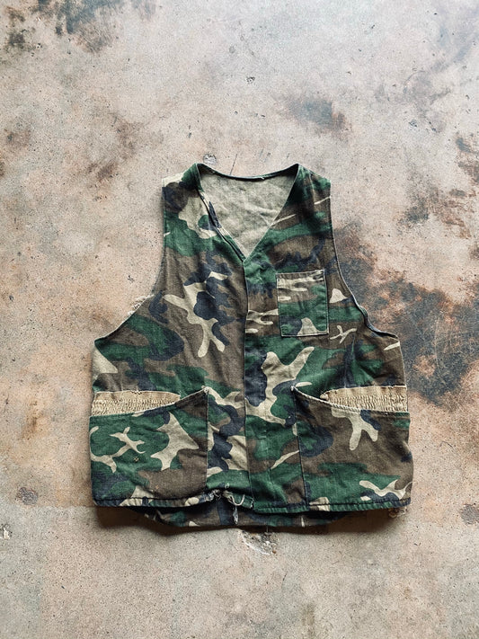 1980s Camouflage Hunting Vest