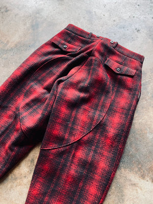 1950’s/60’s Woolrich Plaid Hunting Trouser | 35R