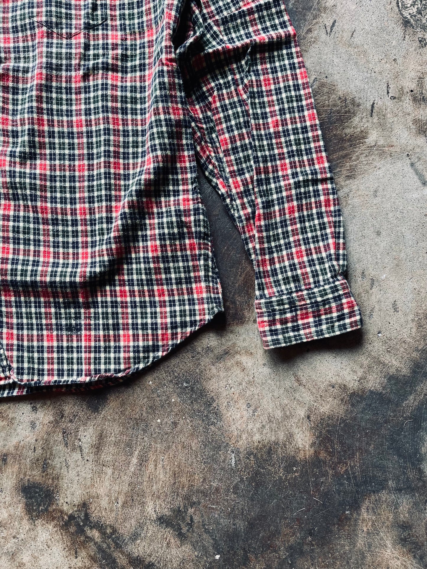 1960’s Gant Rugger Flannel Button Down | X-Large