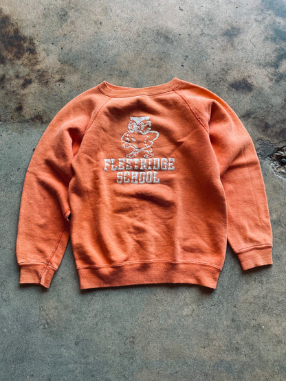 1970s Artex Brand Fleetridge School Sweatshirt | Kids 14
