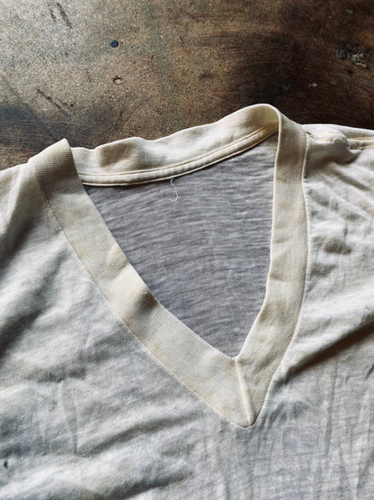 1950s V-Neck Blank Tee