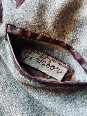 1970s Deer Foot Brand Letterman Jacket | Small