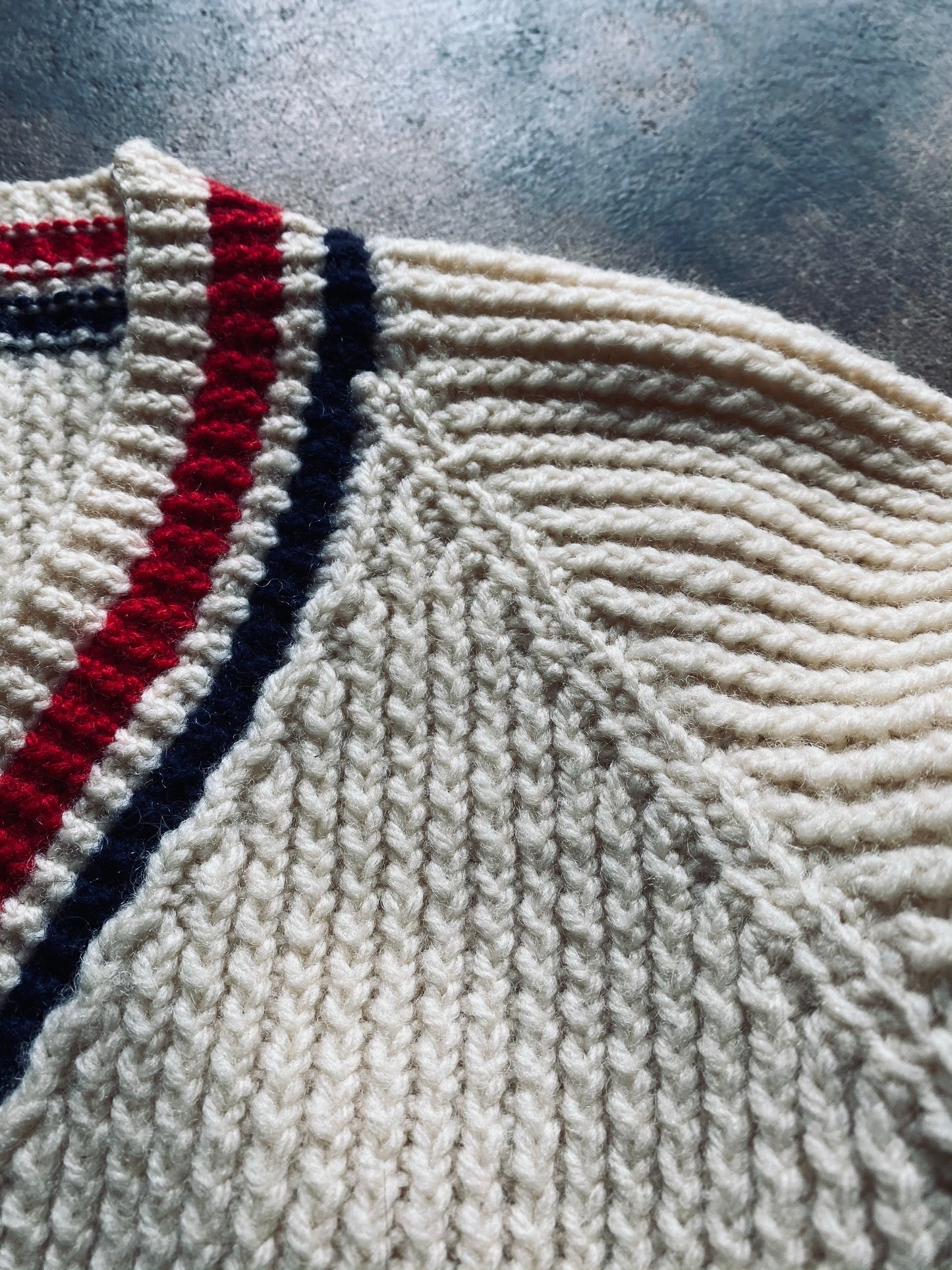 1960s V-Neck “U” Varsity Sweater