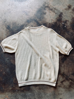 1970s Knit Short Sleeve Sweater