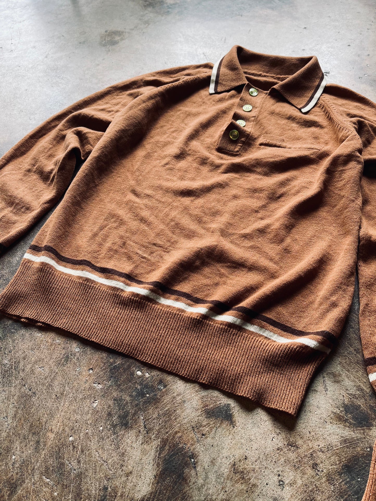 1960s Sweater Polo | Large