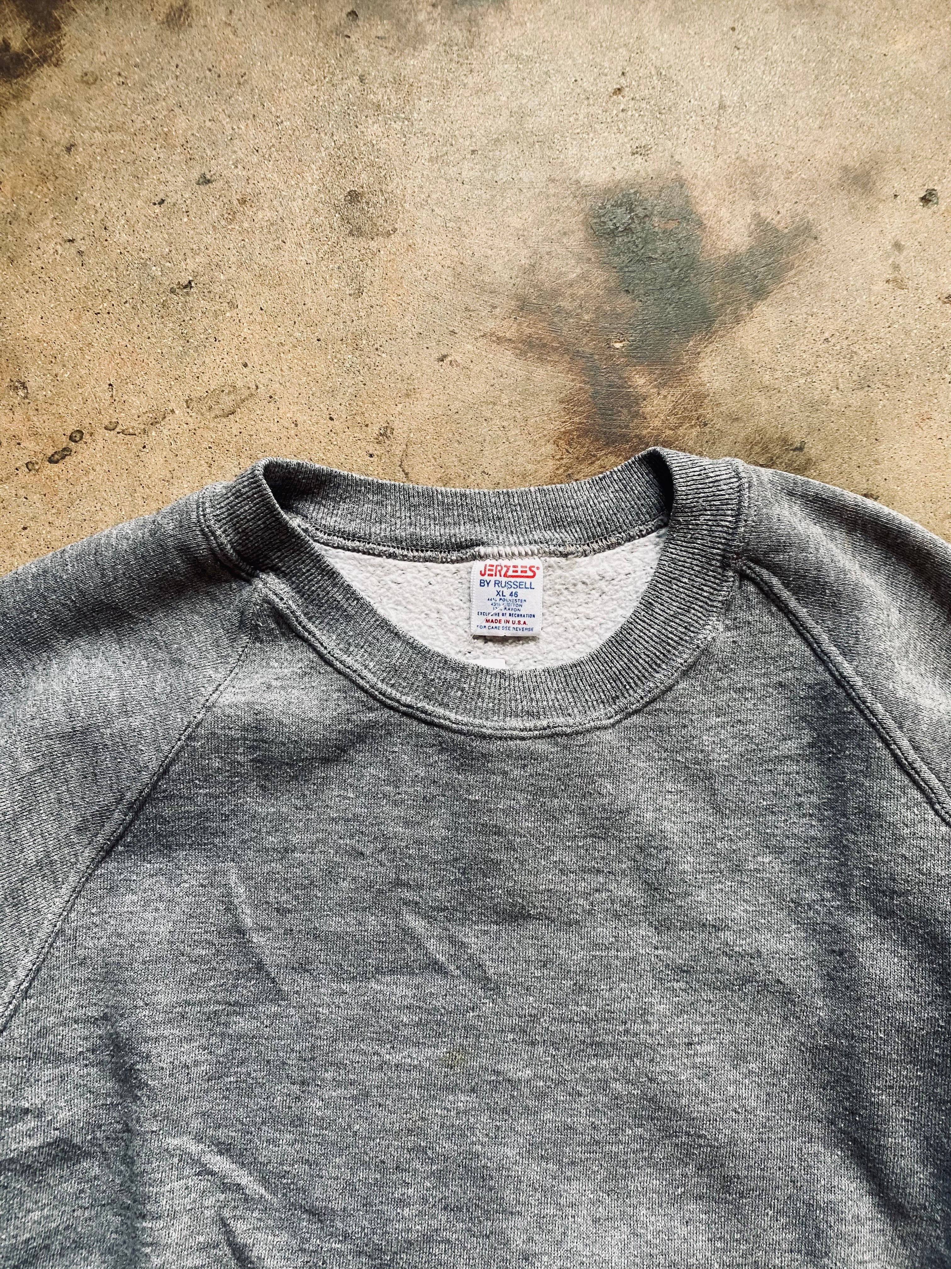 1990s Jerzees by Russell Raglan Sleeve Sweatshirt | X-Large
