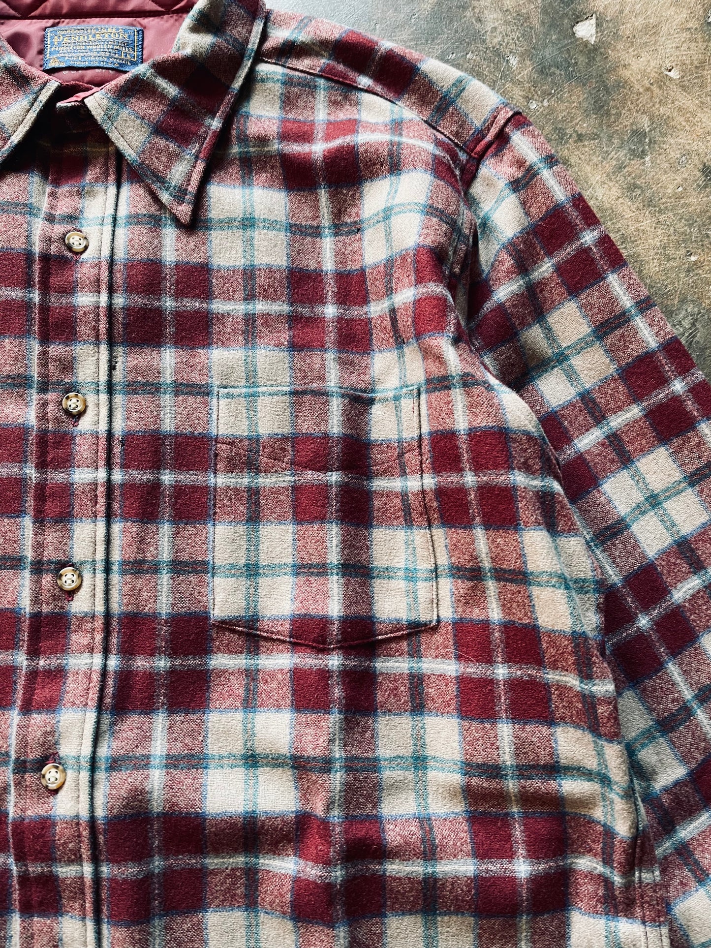 1960’s Pendleton Single Pocket Shirt | Large