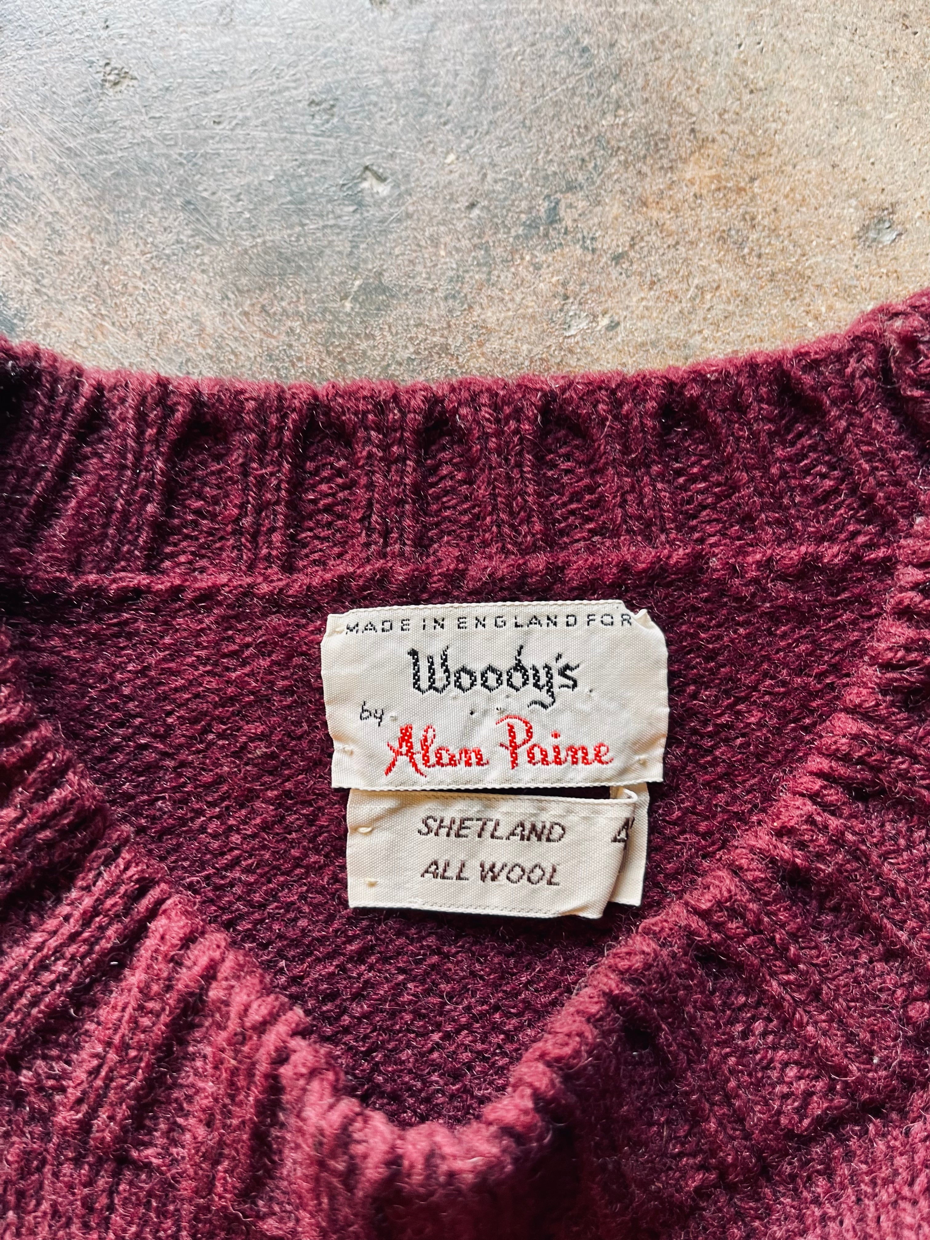1960’s Woody’s by Alan Paine Crewneck Sweater | X-Large