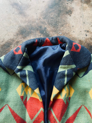 Vintage Handmade Blanket Coat