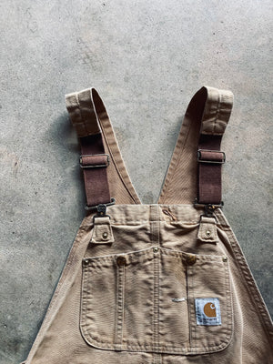 1990s Carhartt Reinforced Knee Overalls | 42R