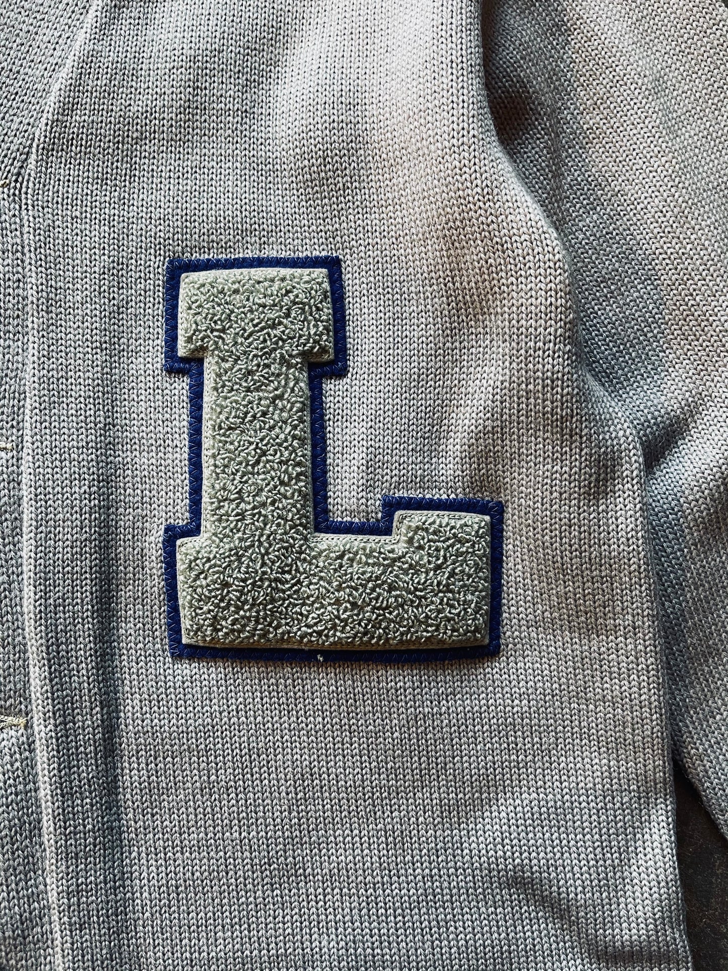 1940s Stadium Shaker Letterman Cardigan | Small