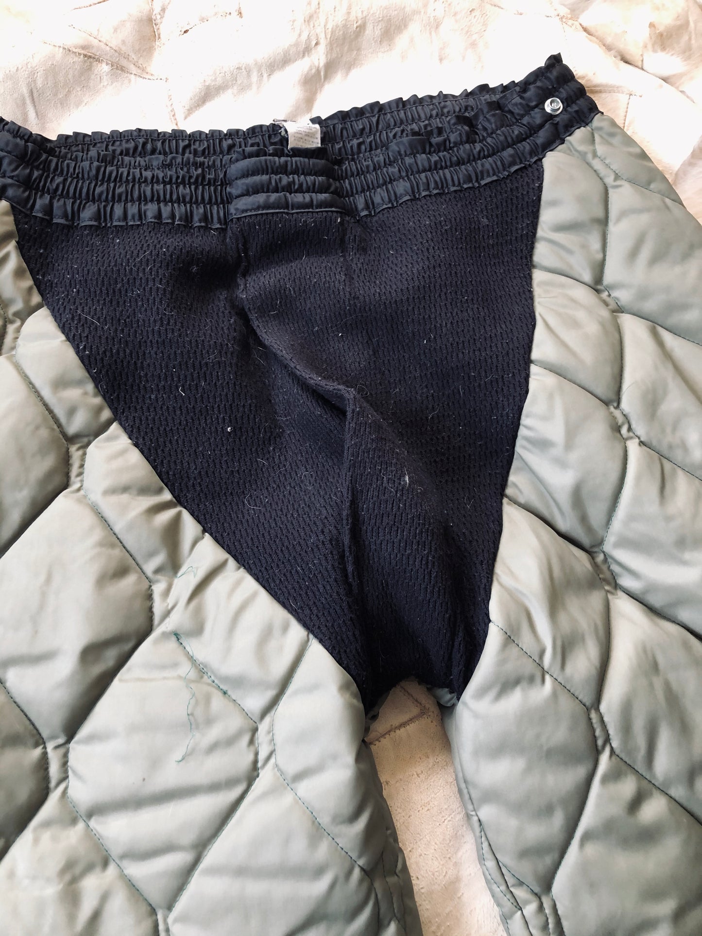 1980’s Quilted Underwear Trousers | Large