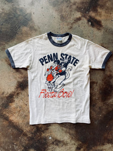 1980’s Hanes Penn State Fiesta Bowl Ringer Tee | Medium