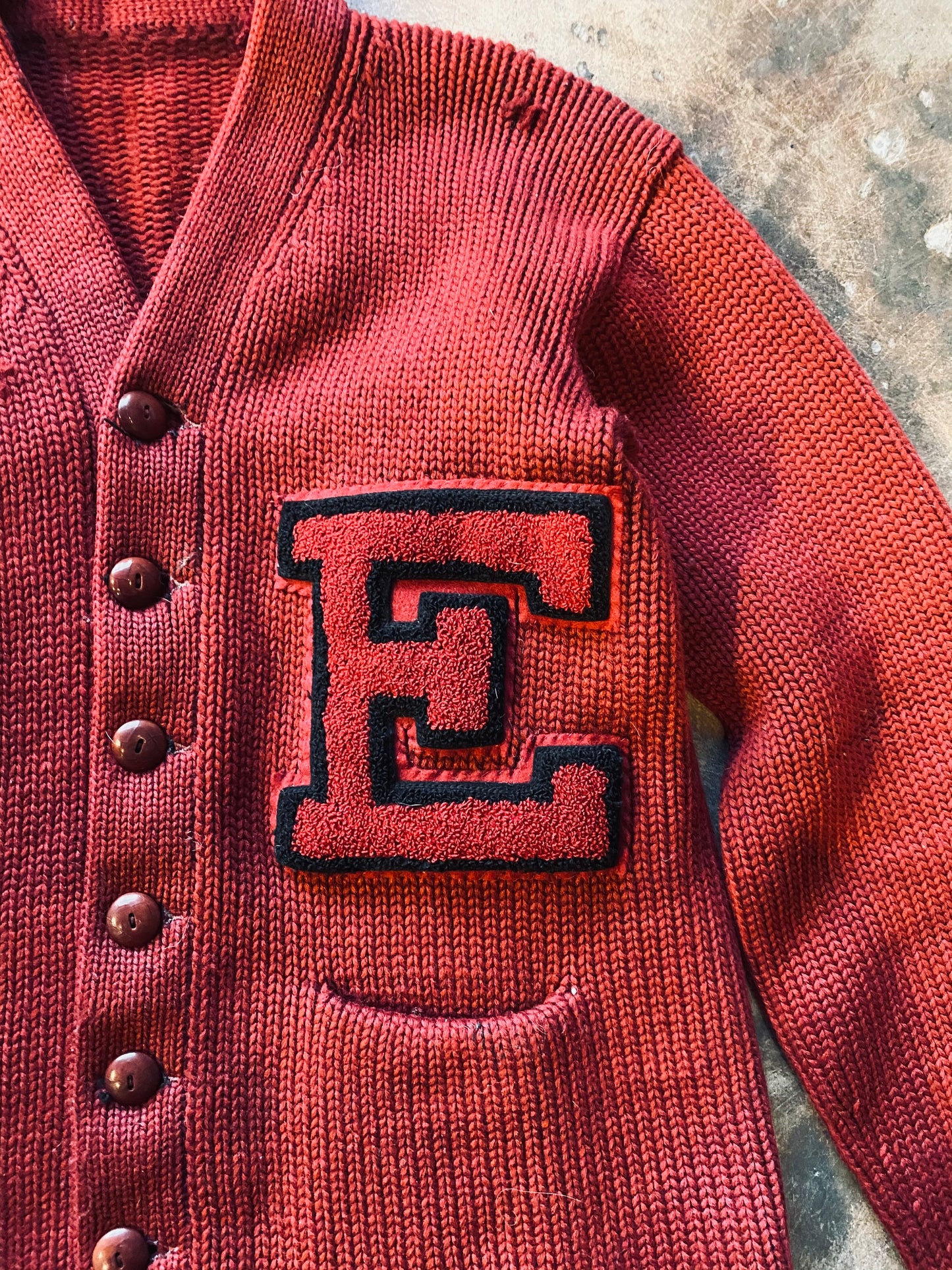 1940s Letterman Cardigan | Medium