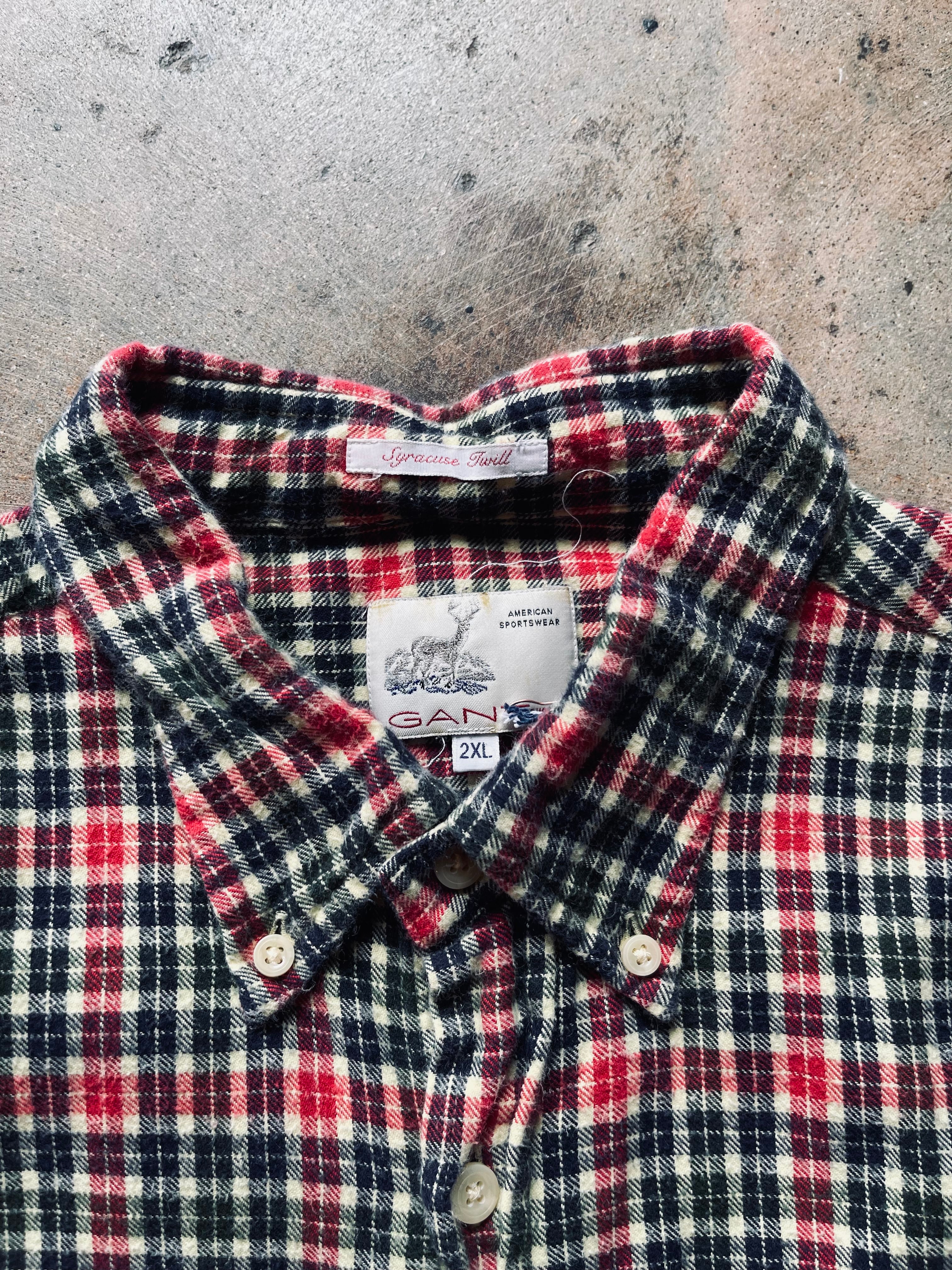 1960’s Gant Rugger Flannel Button Down | X-Large