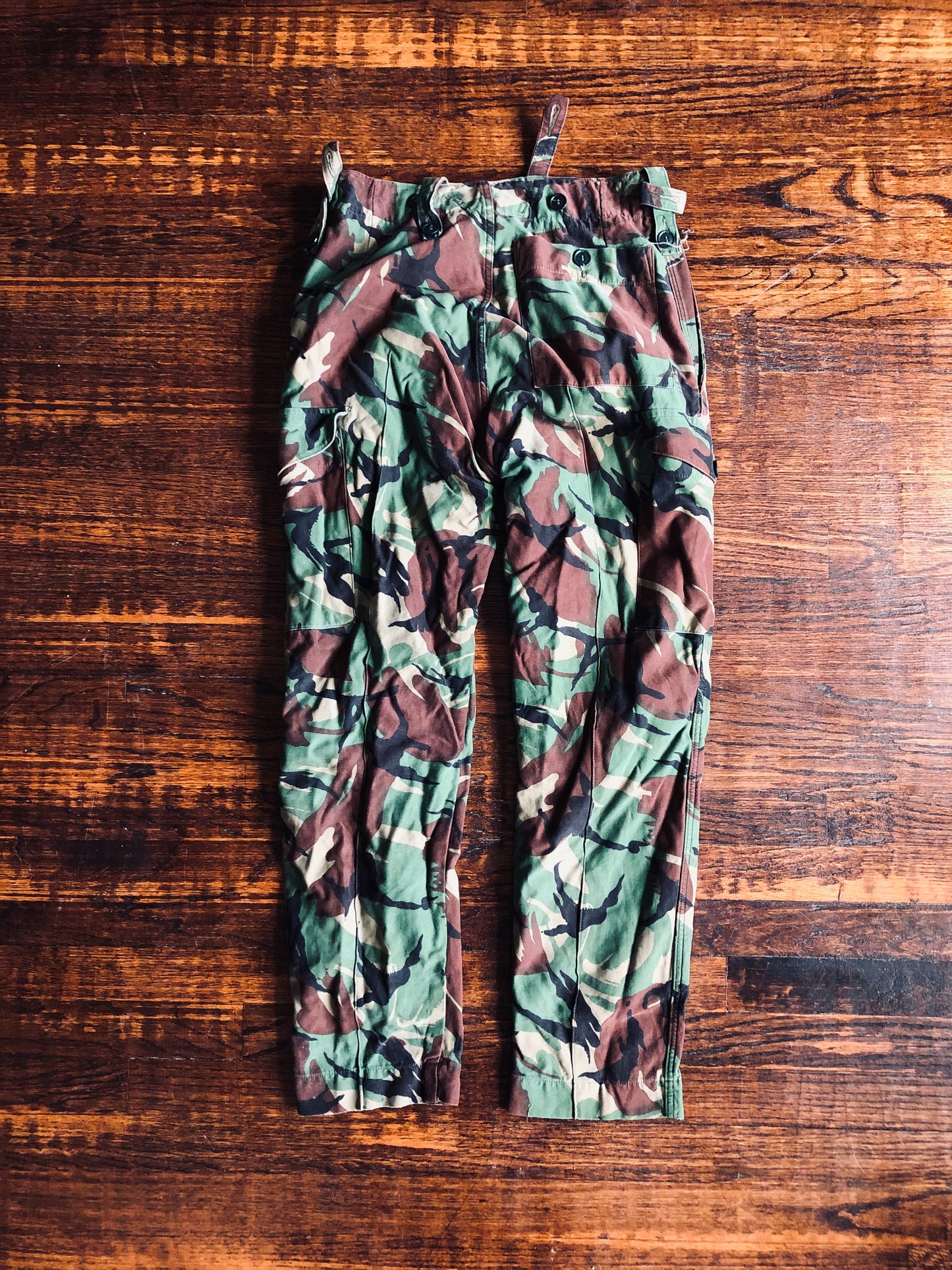 Vintage Camouflage Military Trousers