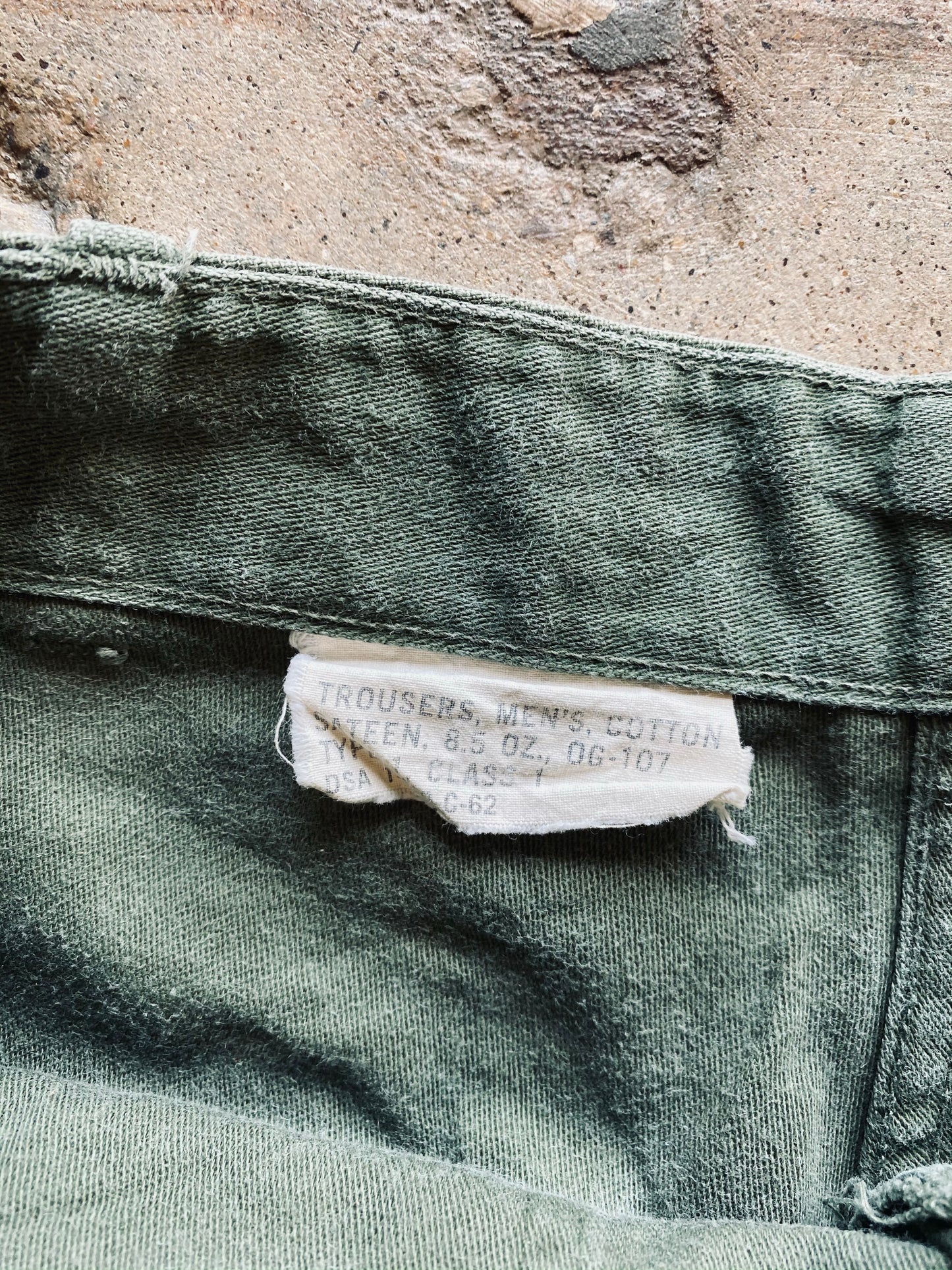 1960s US Army Type-1 Sateen Trouser