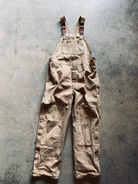 1990s Carhartt Reinforced Knee Overalls | 42R