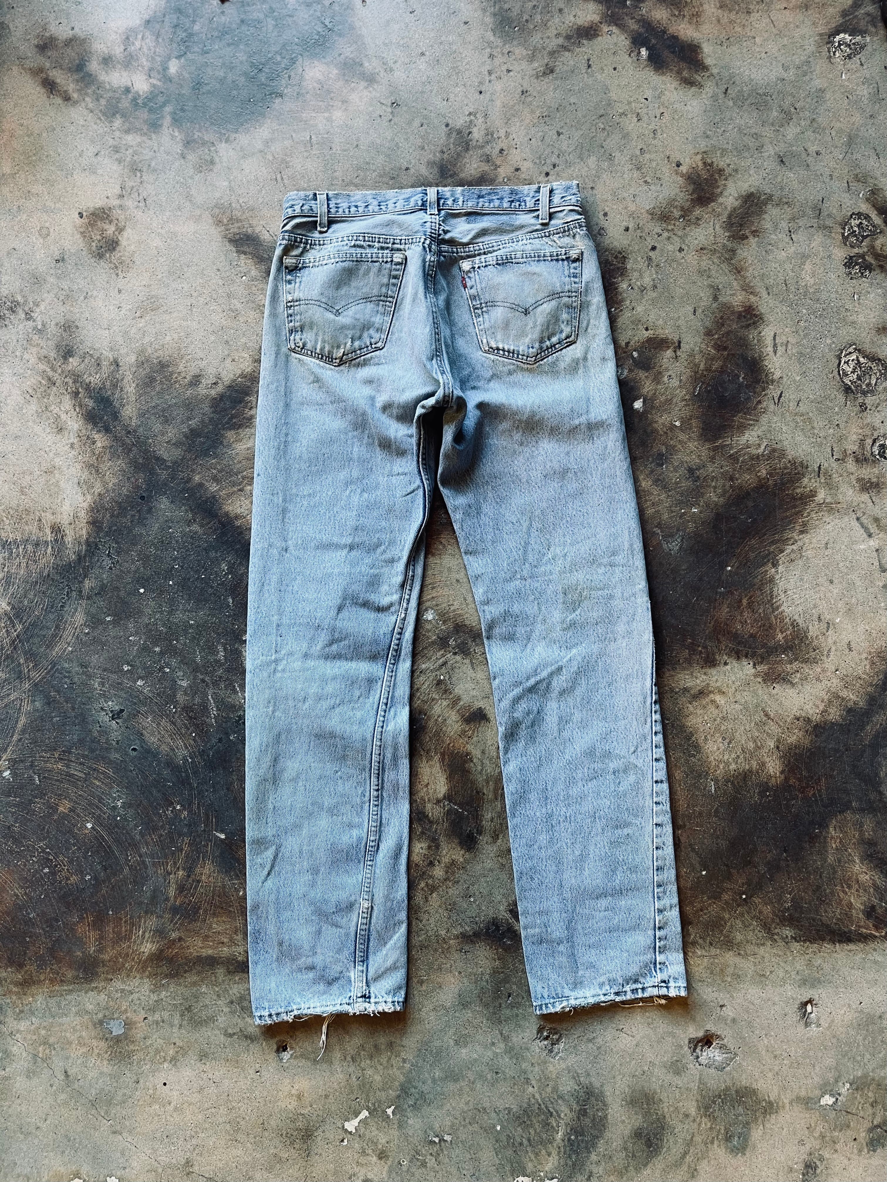 1980s Levi’s 501 Thrashed & Mended | 33X34