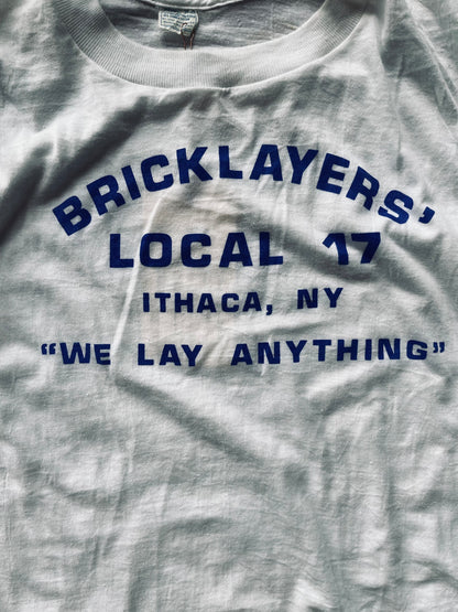 1970’s Bricklayers’ Local 17 Novelty Tee | Small