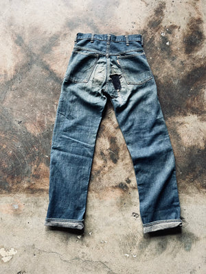 1940s/50s Cowhide Brand Selvedge Denim