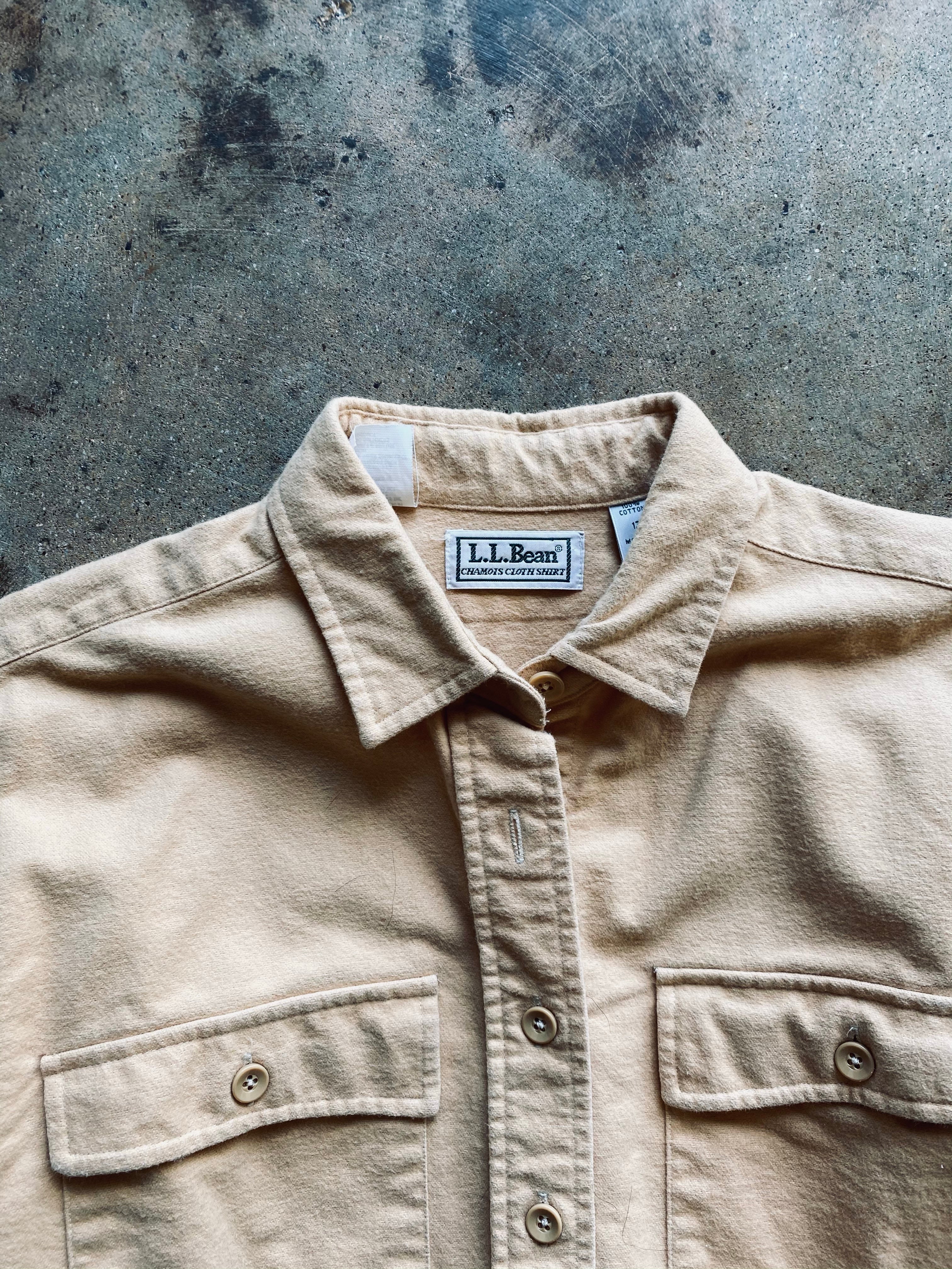 1990s L.L. Bean Chamois Cloth Shirt