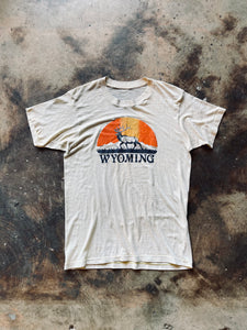 1970s Wyoming Elk Graphic Tee