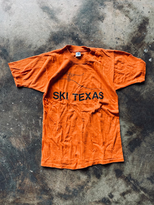 1970’s Artex “Ski Texas” Novelty Tee | Small