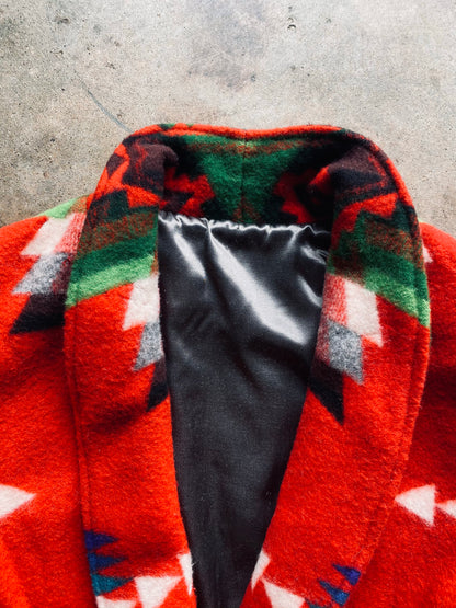 Vintage Southwestern Blanket Coat