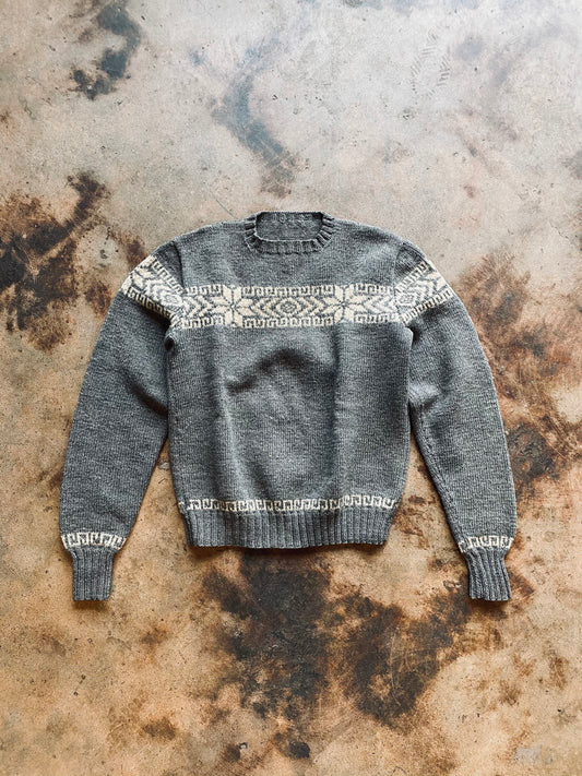 1970s Snowflake Pullover Sweater | Medium