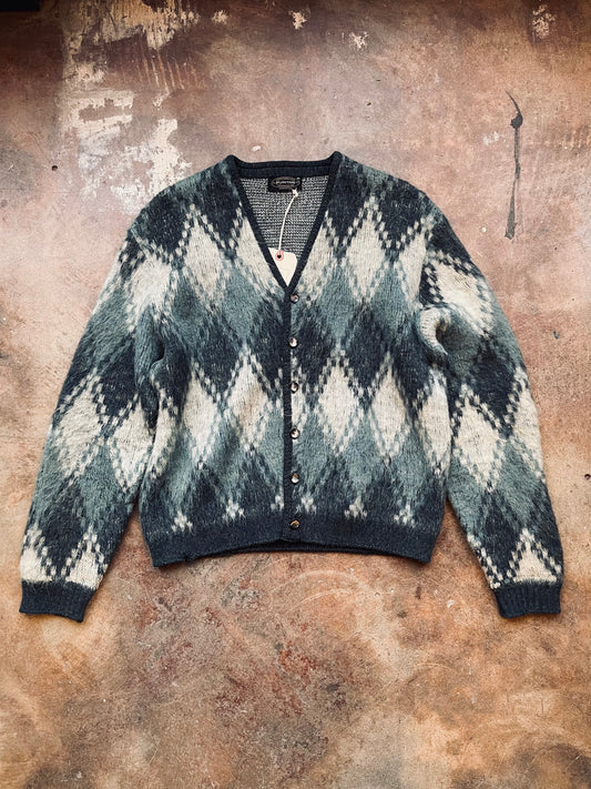 1960’s Puritan Argyle Cardigan | Medium