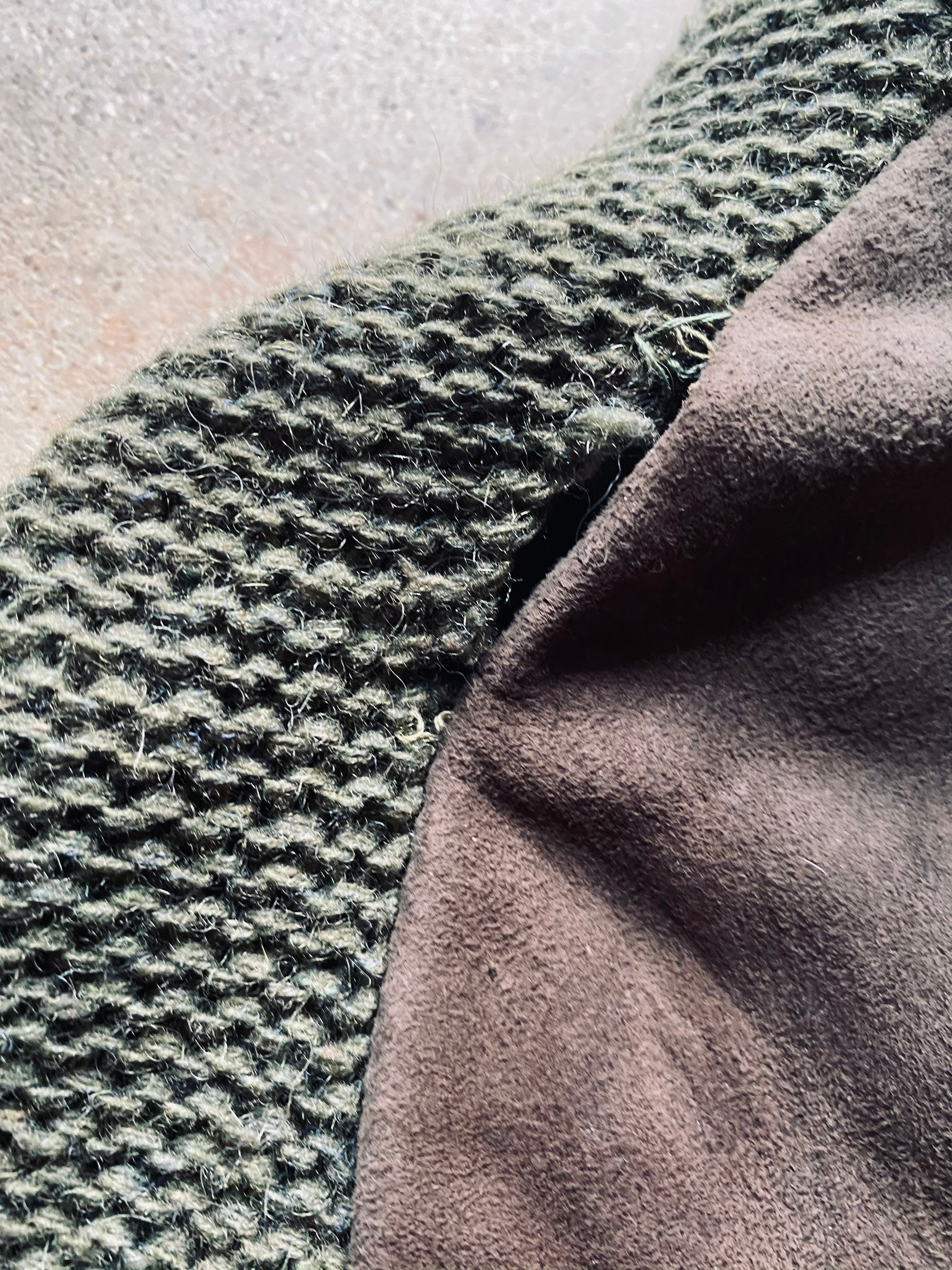 1960s McGregor Knit & Suede Jacket