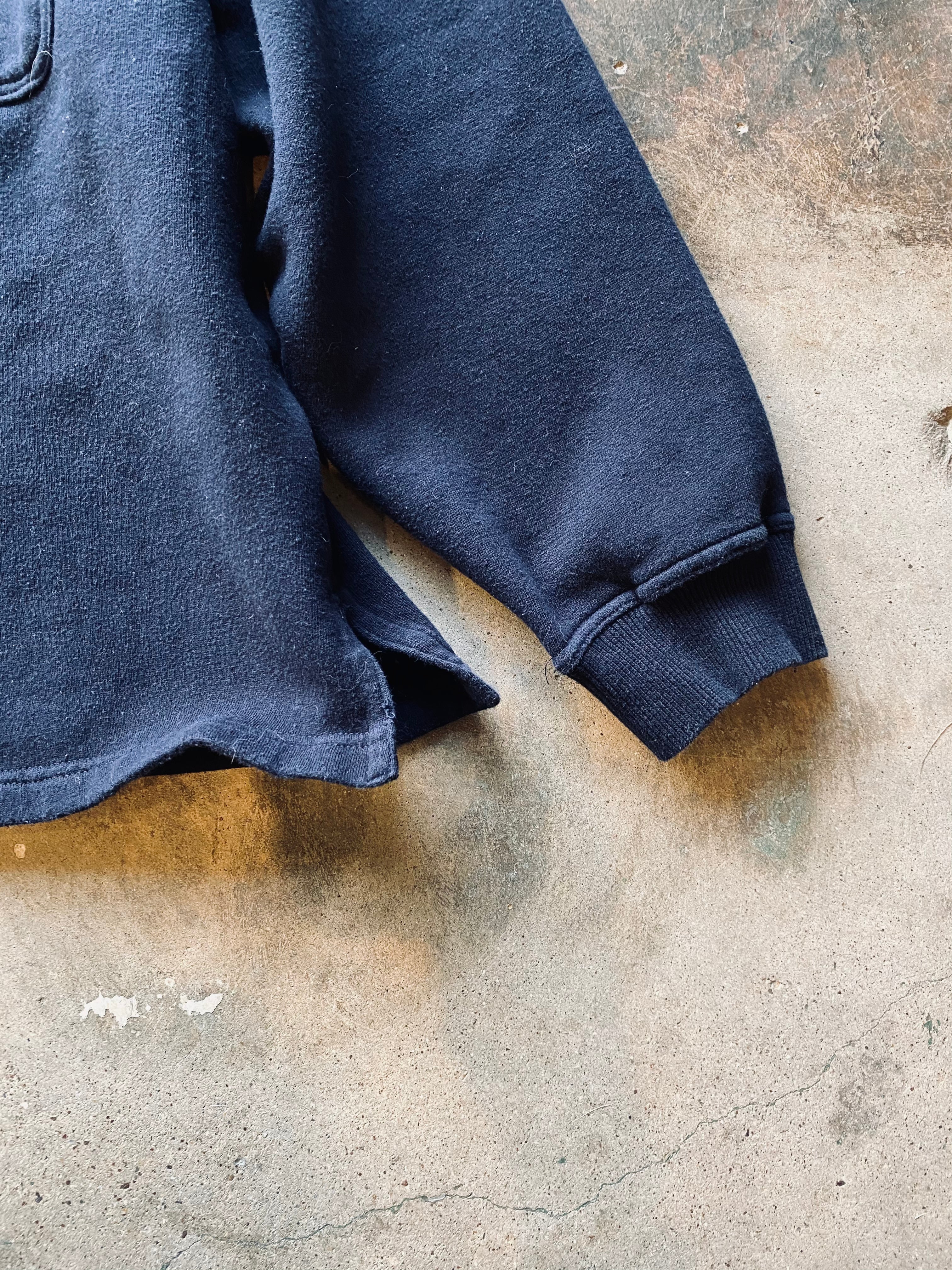 Vintage Cropped Sweatshirt Polo