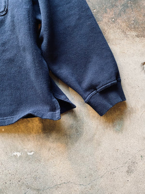 Vintage Cropped Sweatshirt Polo
