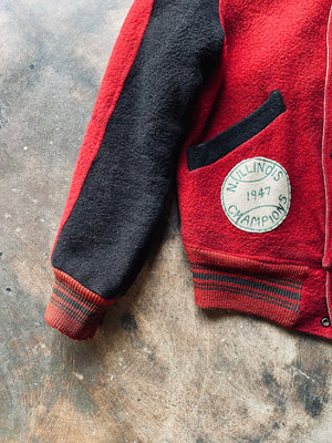 1940’s Butwin Athletics Forester’s Varsity Jacket | Medium