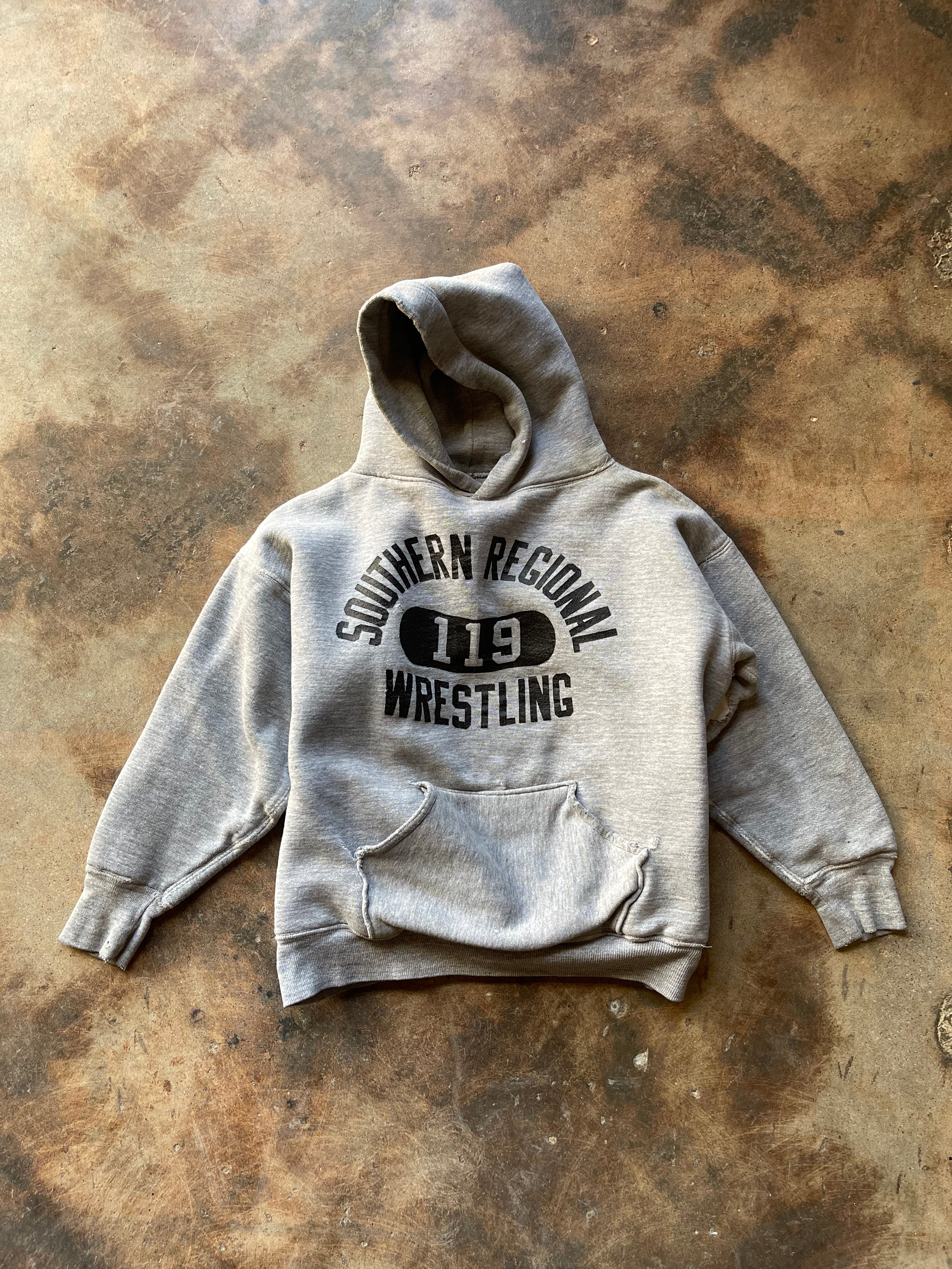 1970’s Double Face Southern Regional Wrestling Hoodie | Small