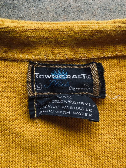 1970s Towncraft for JCPenny Grandpa Cardigan