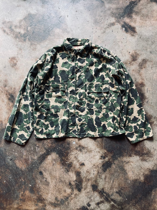 1960’s Bullseye Bill Woodland Camo Jacket | X-Large