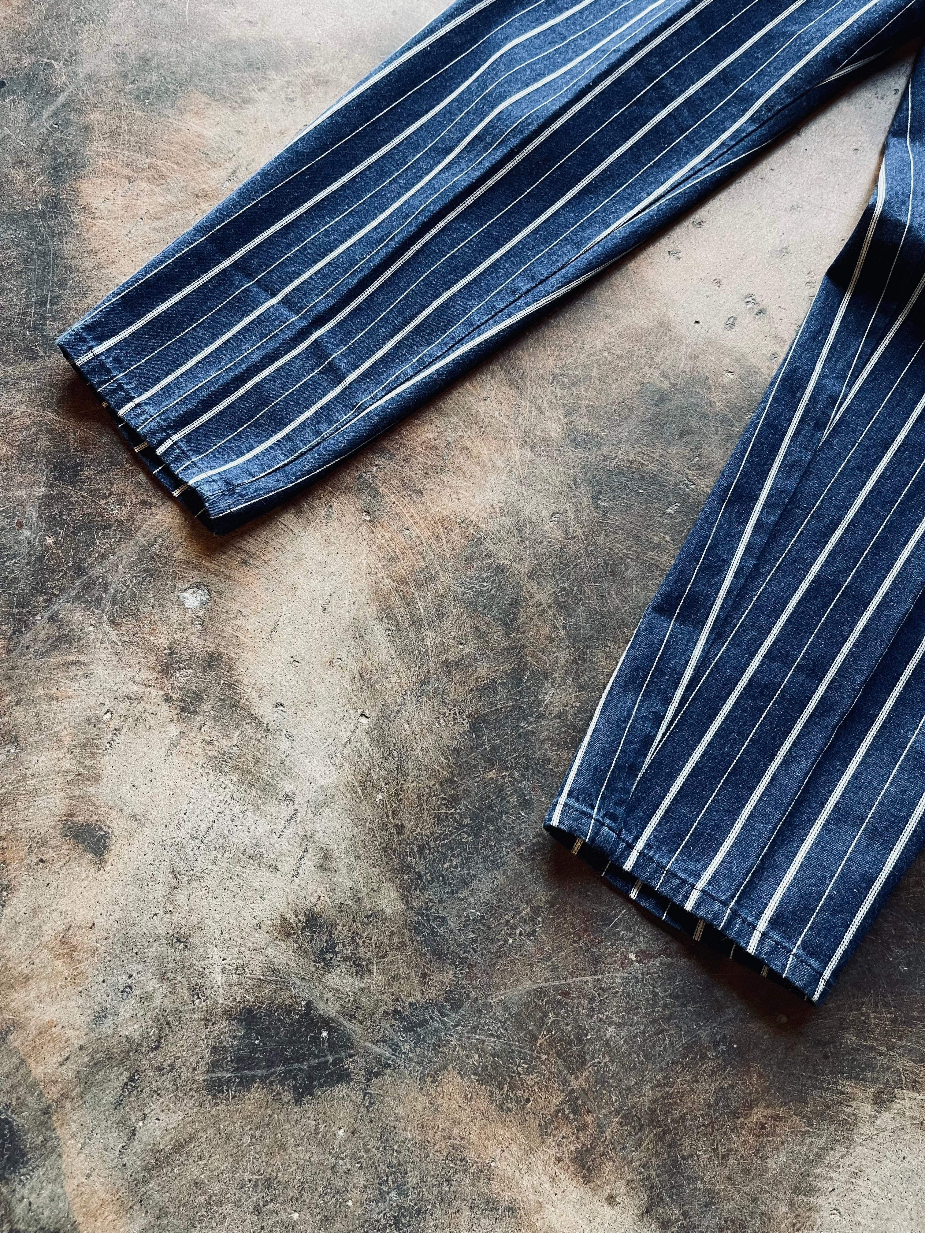 1990’s CB Cascade Ticking Stripe Denim | Medium/Large