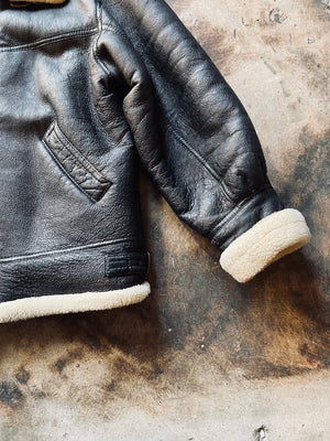 Vintage B-3 Bomber Jacket | Large