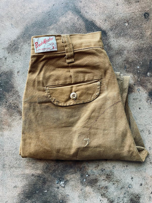 1960's Brush Master Canvas Hunting Trouser | 30R – Nylo Wool