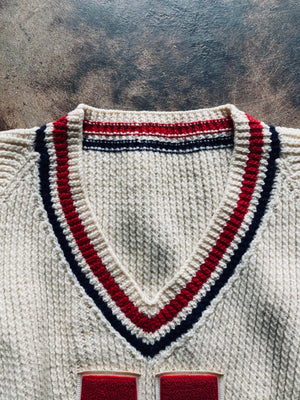 1960s V-Neck “U” Varsity Sweater