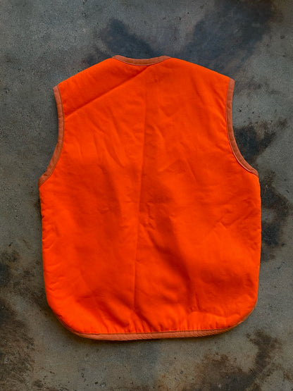 Vintage Handmade Shearling Lined Vest | Medium/Large