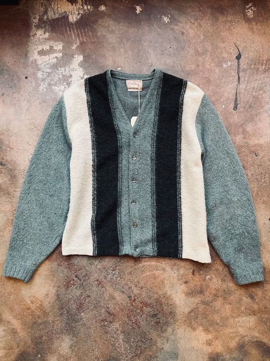 1960’s Catalina Color Blocked Cardigan | Large