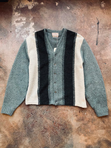 1960’s Catalina Color Blocked Cardigan | Large