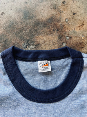 1980’s Hanes Snoopy Glacier NP Ringer Tee | Kids Medium