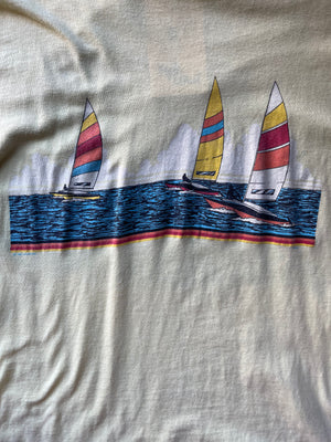 1980’s Belton Brand Sail Boat Graphic Tee | X-Large